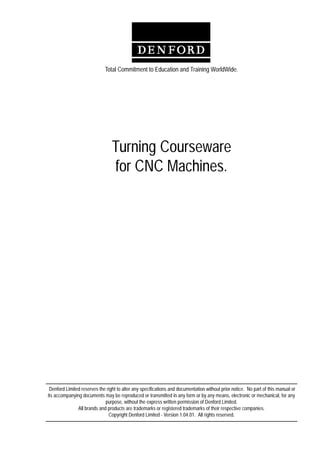 cnc turning pdf|Turning Courseware for CNC Machines .